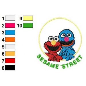 Sesame Street 11 Embroidery Design